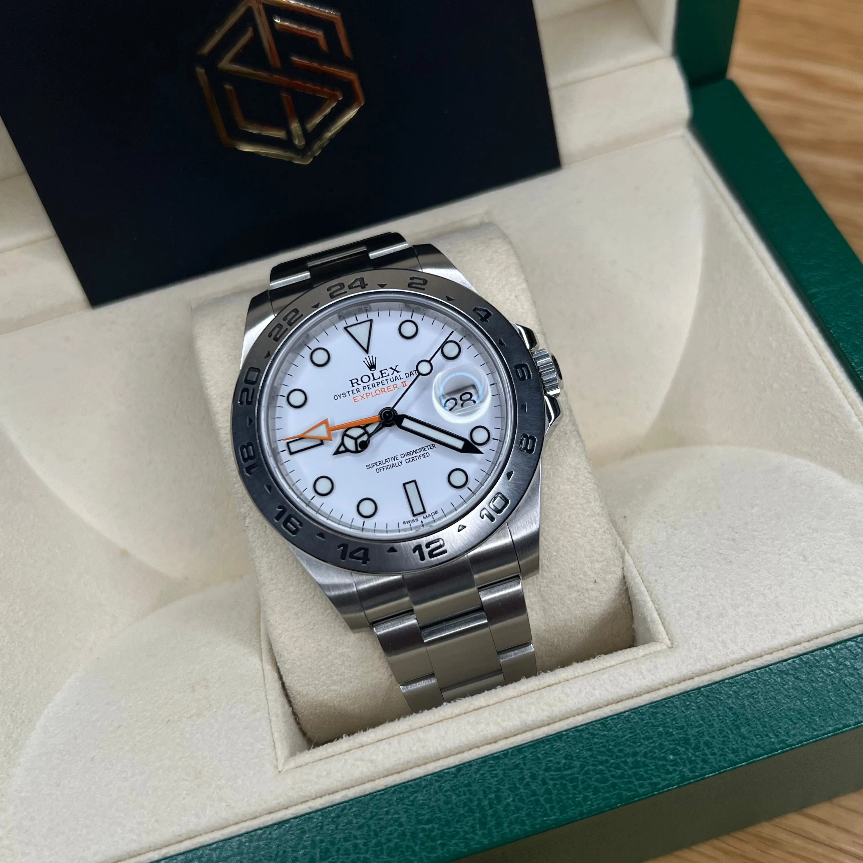 Rolex 216570 Explorer II Polar Dial 2016 Full Set Watch