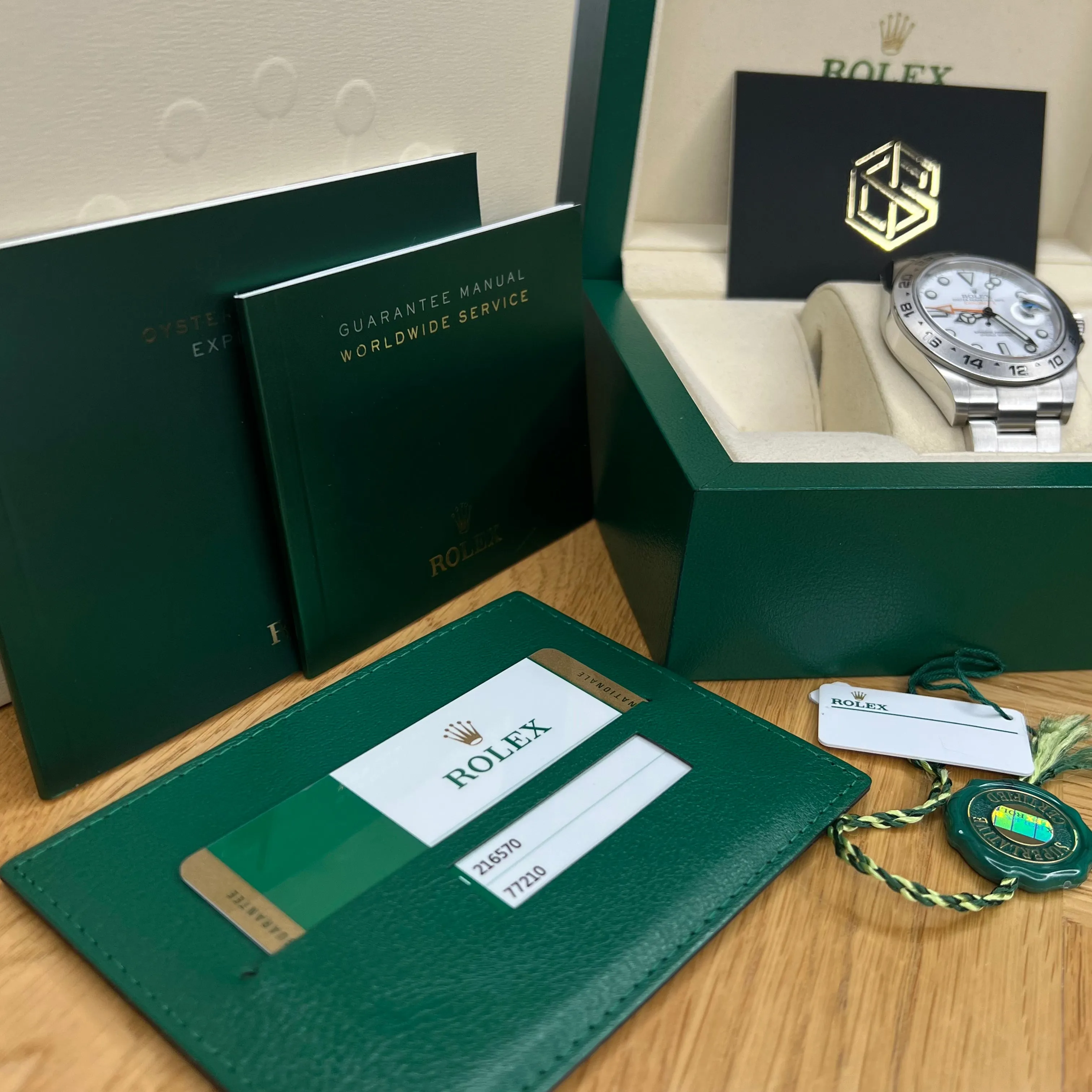 Rolex 216570 Explorer II Polar Dial 2016 Full Set Watch