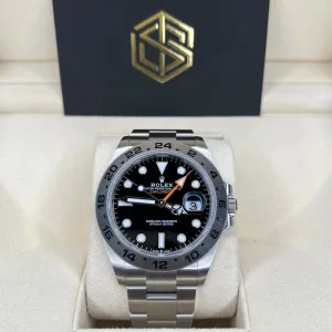 Rolex 226570 Explorer II Black Dial 2021 Unworn Watch