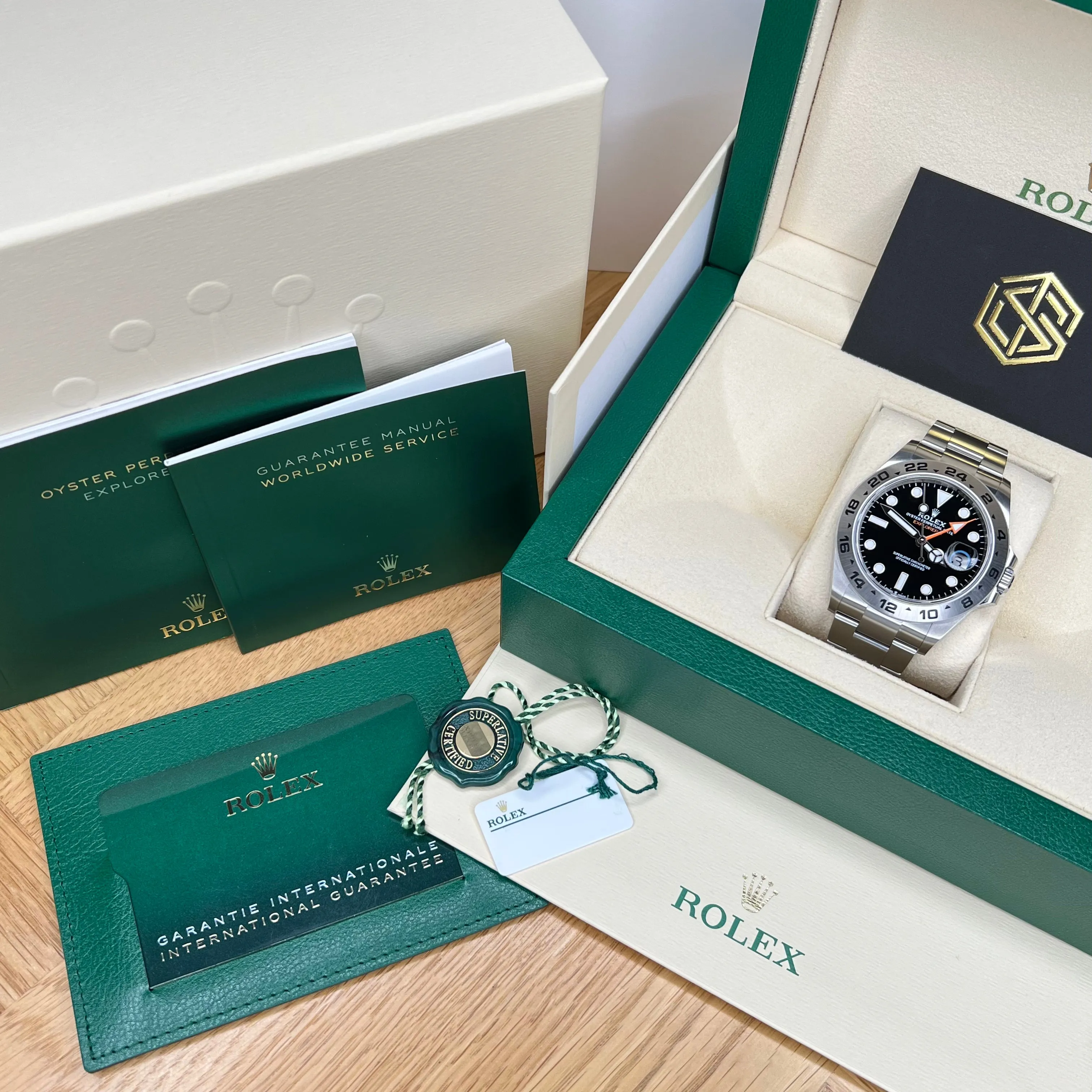 Rolex 226570 Explorer II Black Dial 2021 Unworn Watch