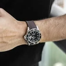 Rolex Espresso Brown Rubber Strap (Size 41MM Only)