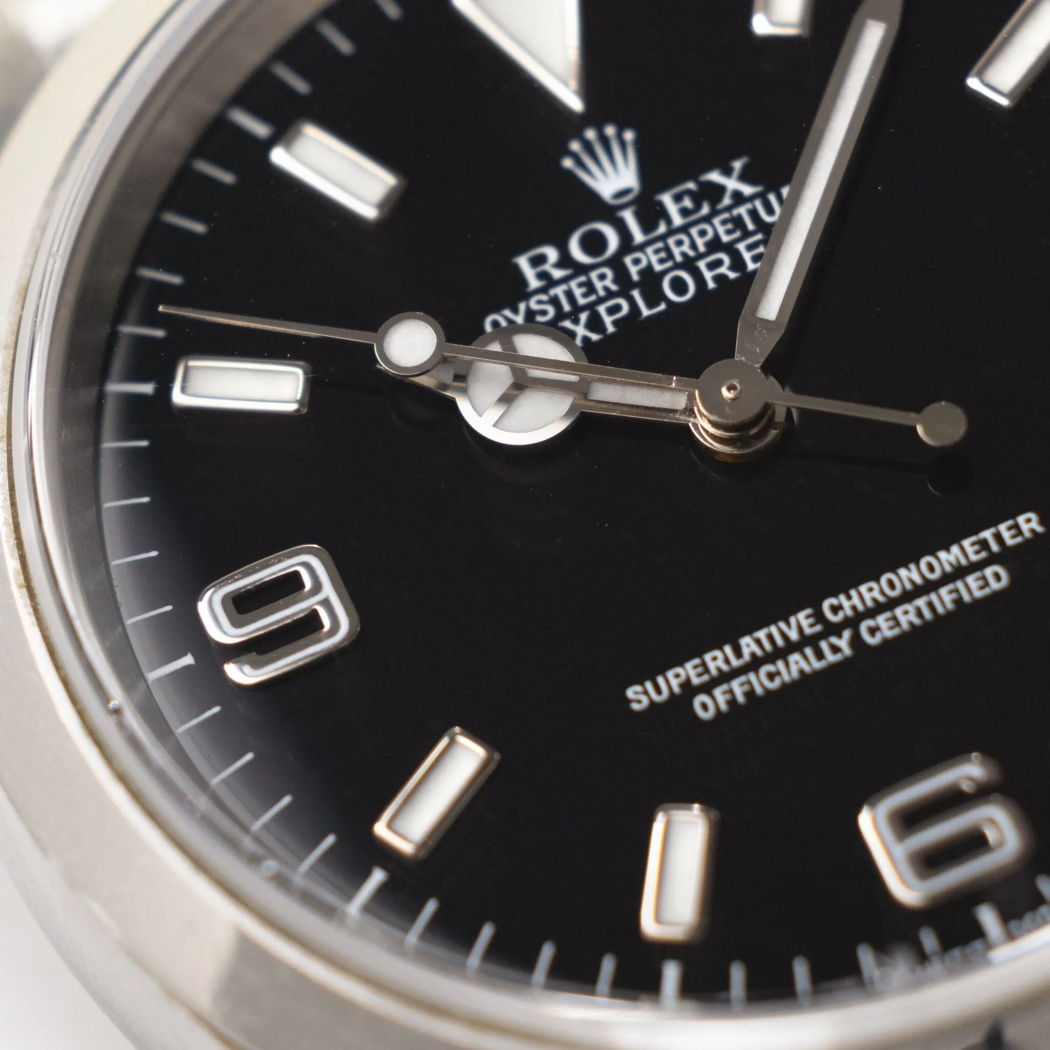 Rolex Explorer 114270 Unpolished with Box and Papers from Original Owner