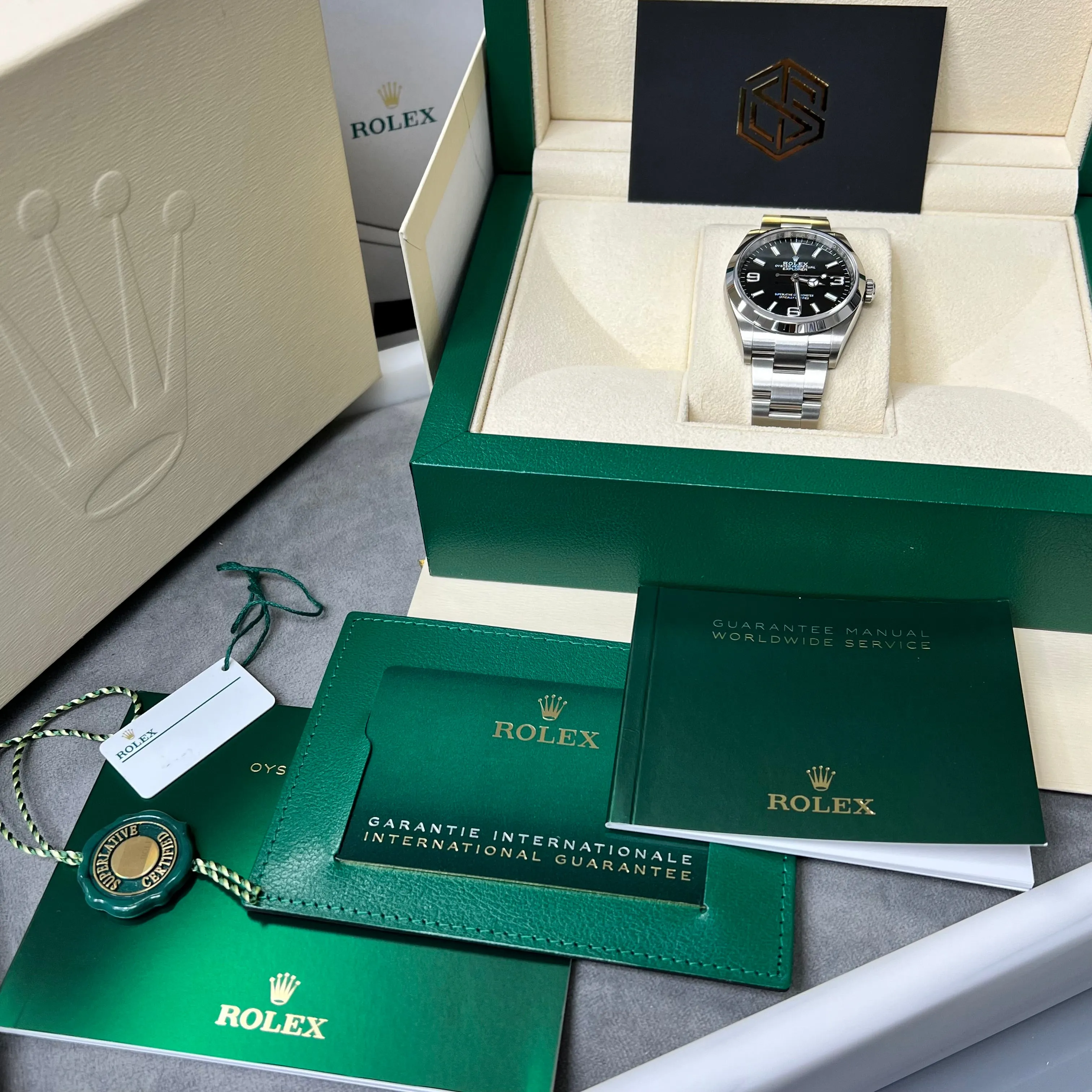 Rolex Explorer 124270 36mm 2021 Unworn Full Set Watch