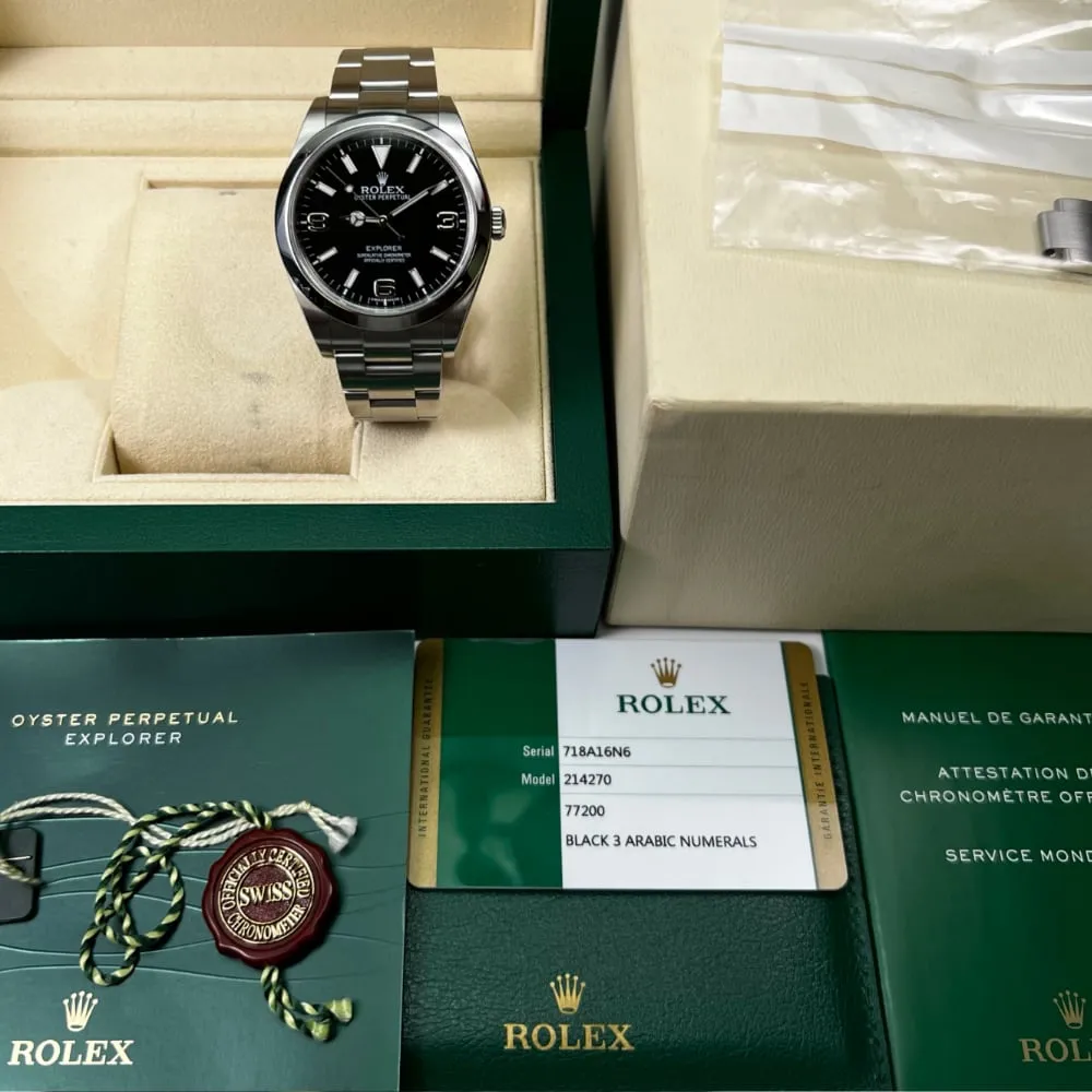 Rolex Explorer 214270 39mm (2015)