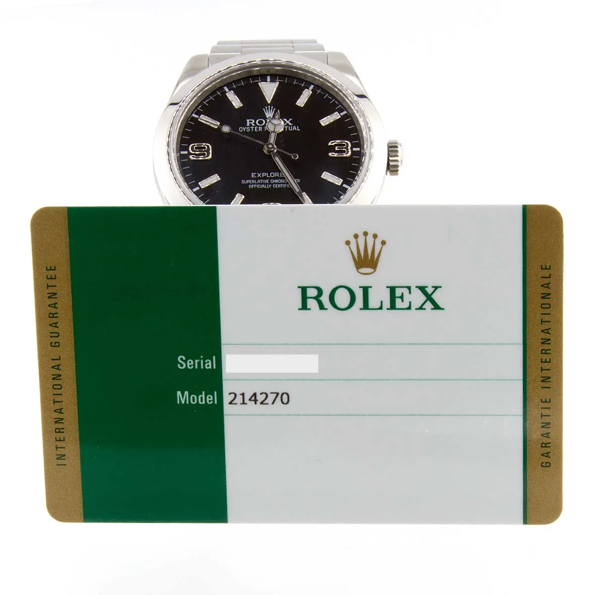 Rolex Explorer 39mm Mk1 Dial