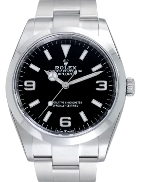 Rolex Explorer I, 36mm. Ref: 124270 (Stickers B/P Unworn 2021)