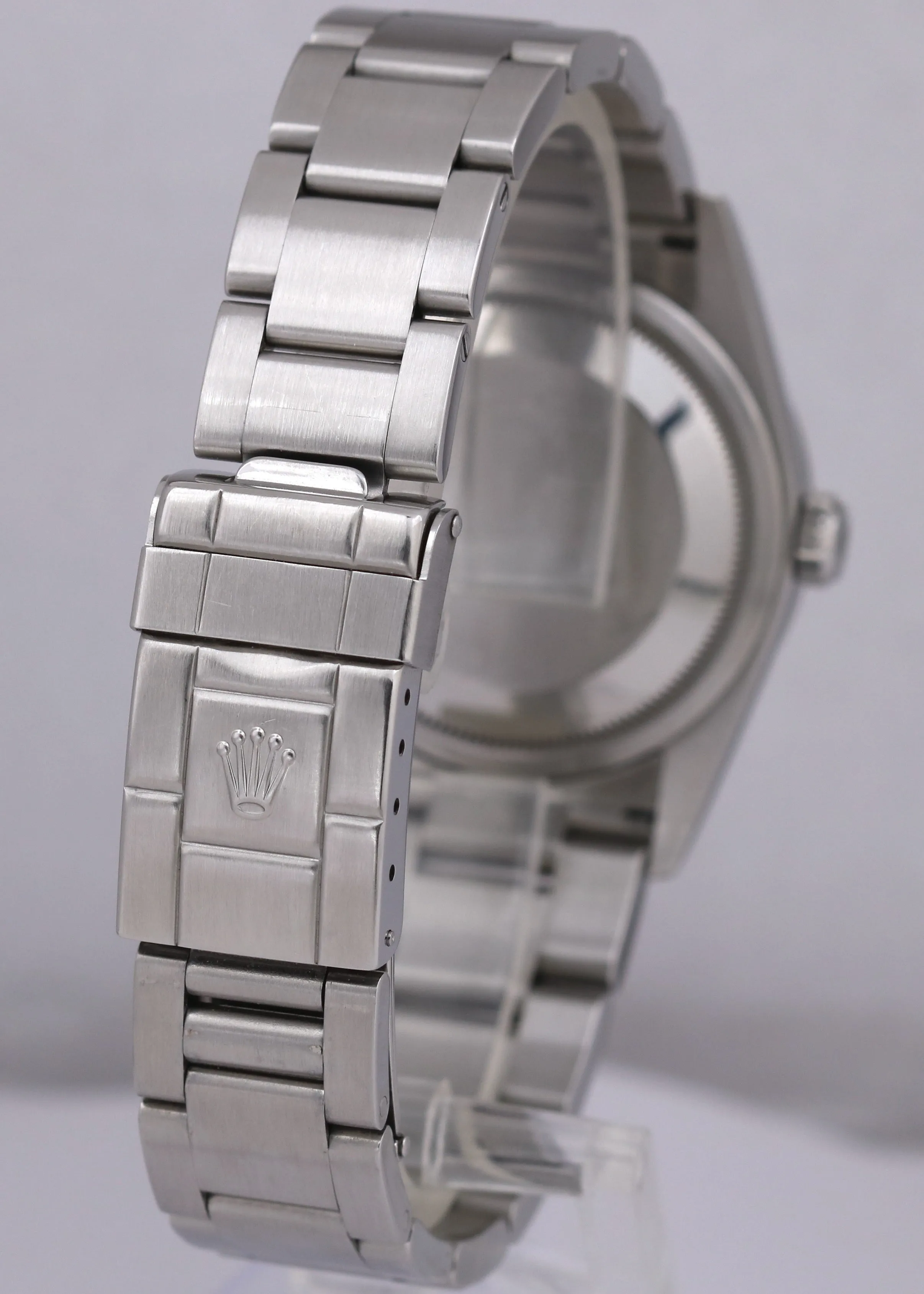 Rolex Explorer I Black 36mm 3-6-9 REHAUT Stainless Steel Oyster Watch 114270