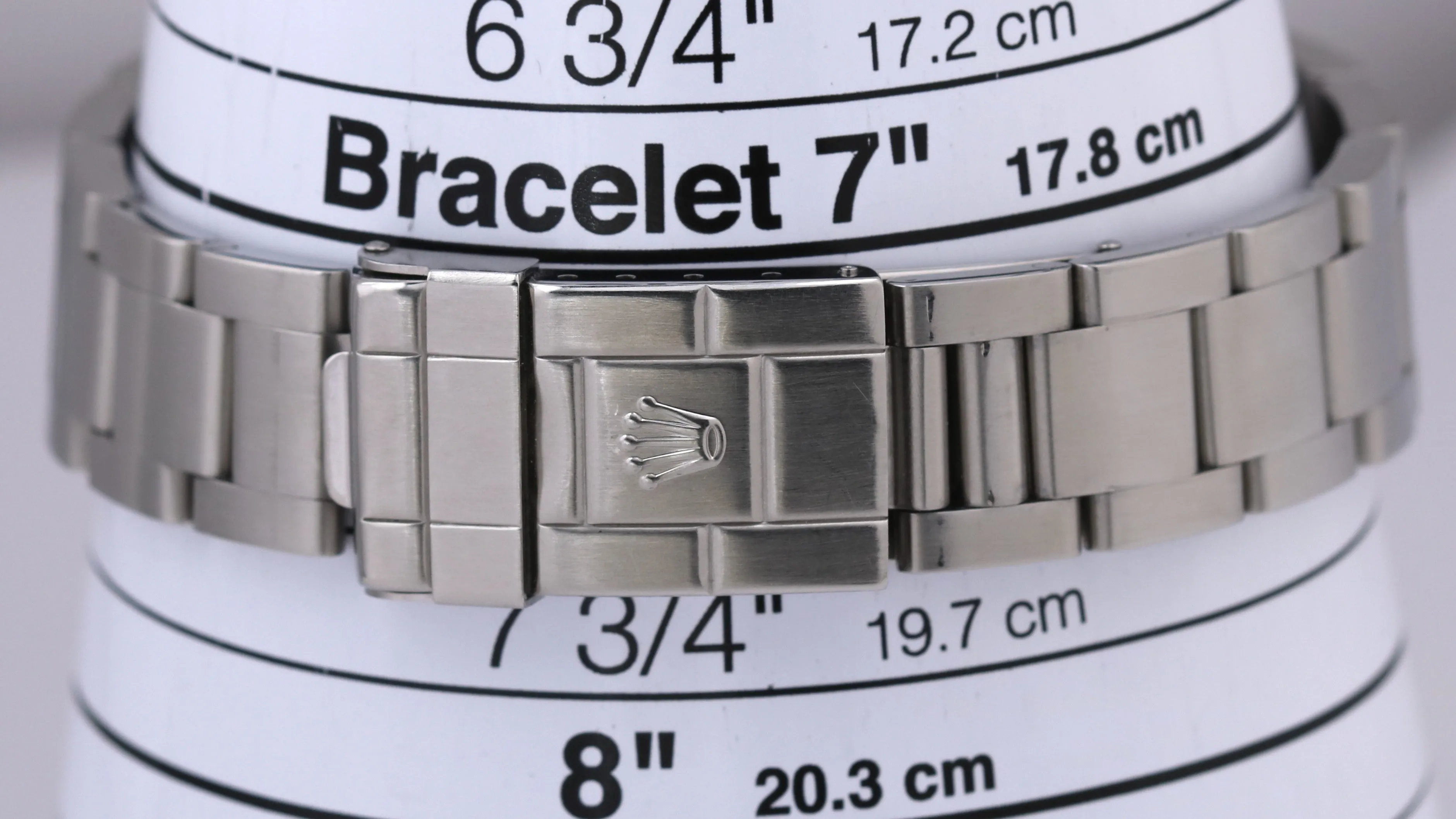 Rolex Explorer I Black 36mm 3-6-9 REHAUT Stainless Steel Oyster Watch 114270