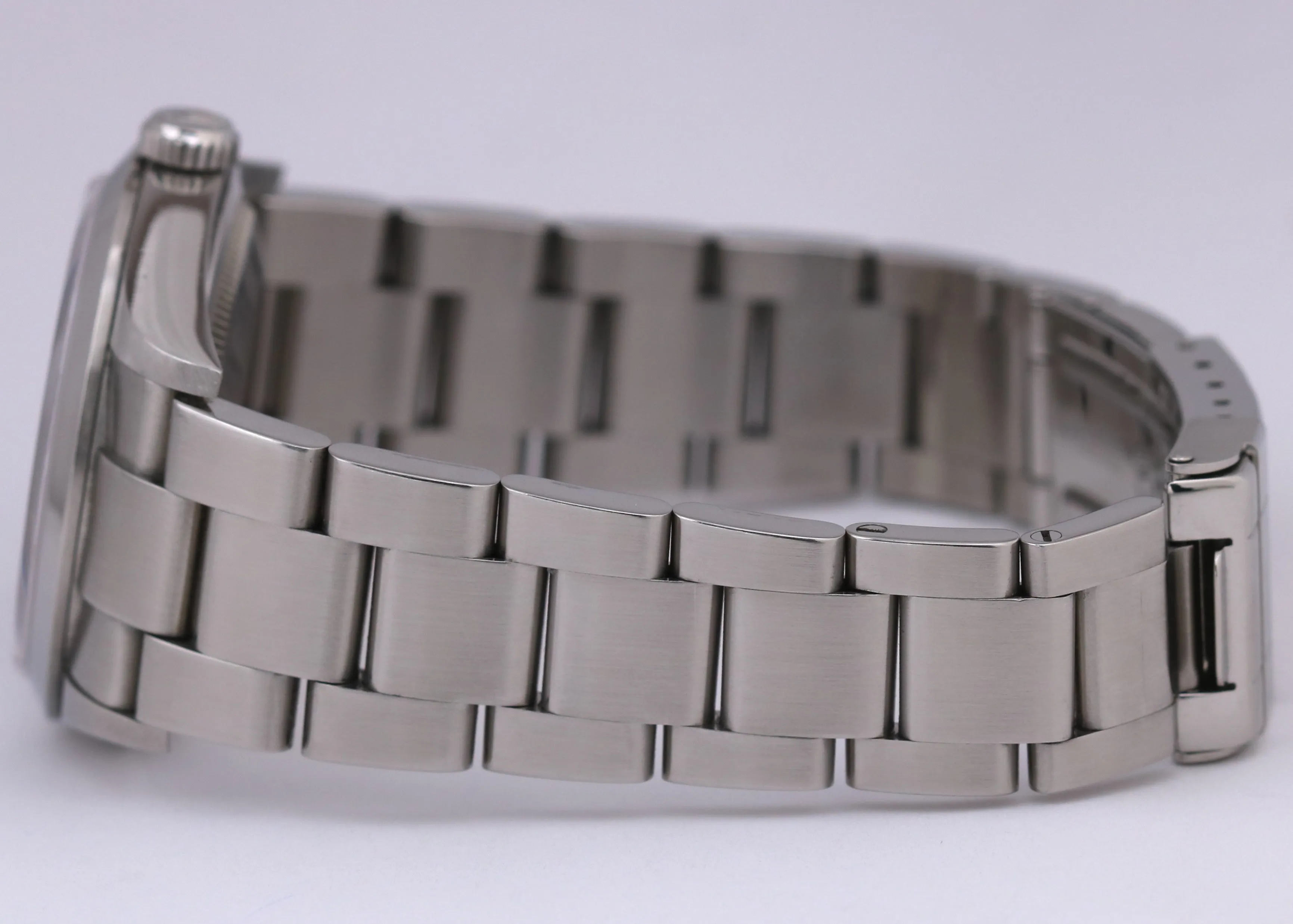 Rolex Explorer I Black 36mm 3-6-9 REHAUT Stainless Steel Oyster Watch 114270