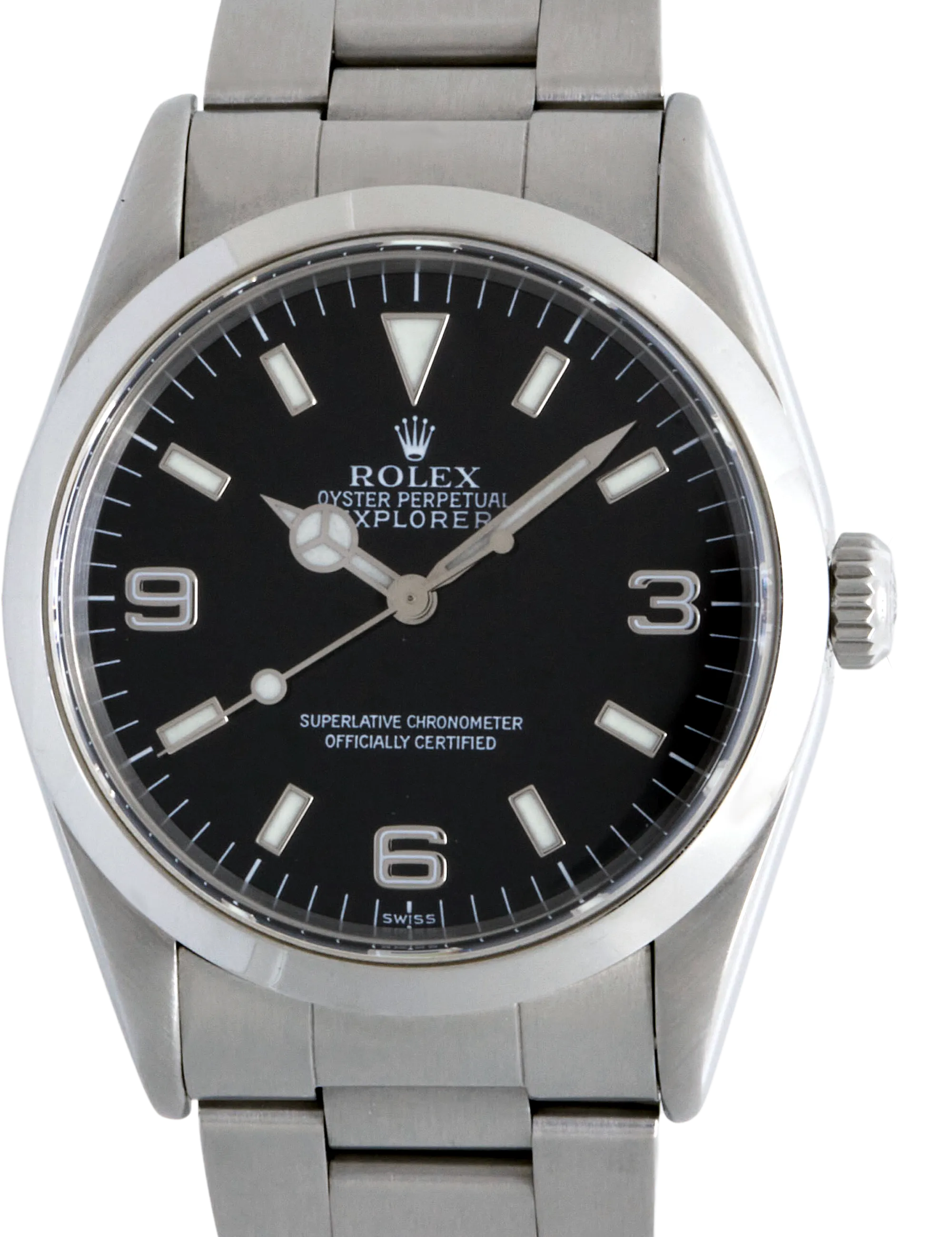 Rolex Explorer I, "Swiss" Only Dial, Ref: 14270 (B&P 1999)