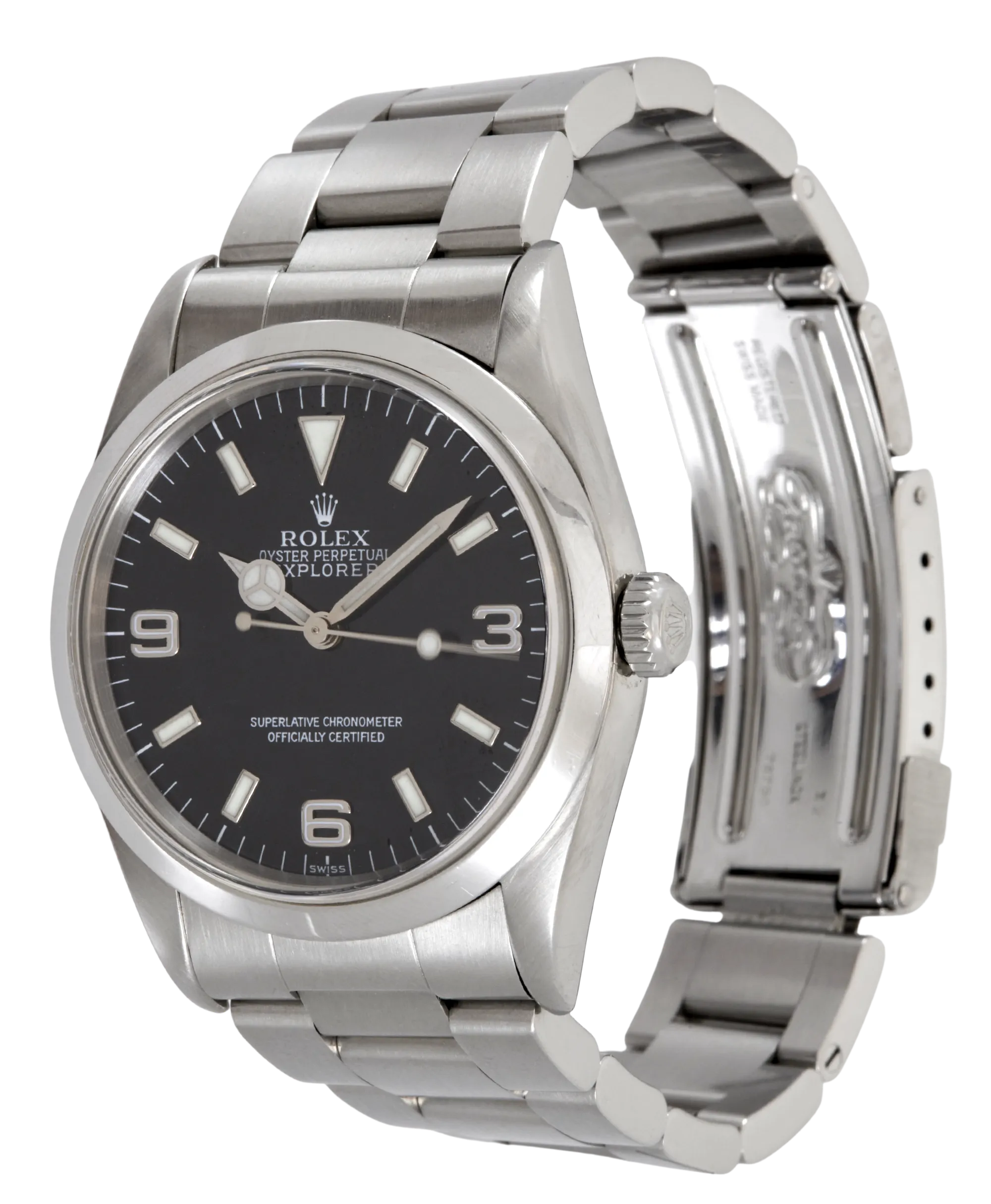 Rolex Explorer I, "Swiss" Only Dial, Ref: 14270 (B&P 1999)