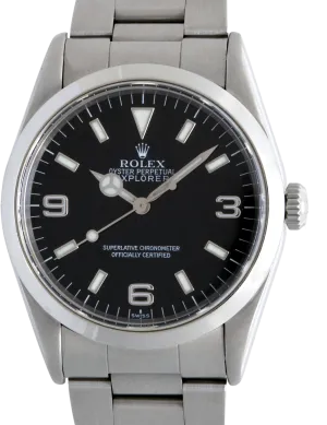 Rolex Explorer I, "Swiss" Only Dial, Ref: 14270 (B&P 1999)