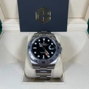 Rolex Explorer II 216570 Black Dial 2019 Excellent Condition Full Set Watch