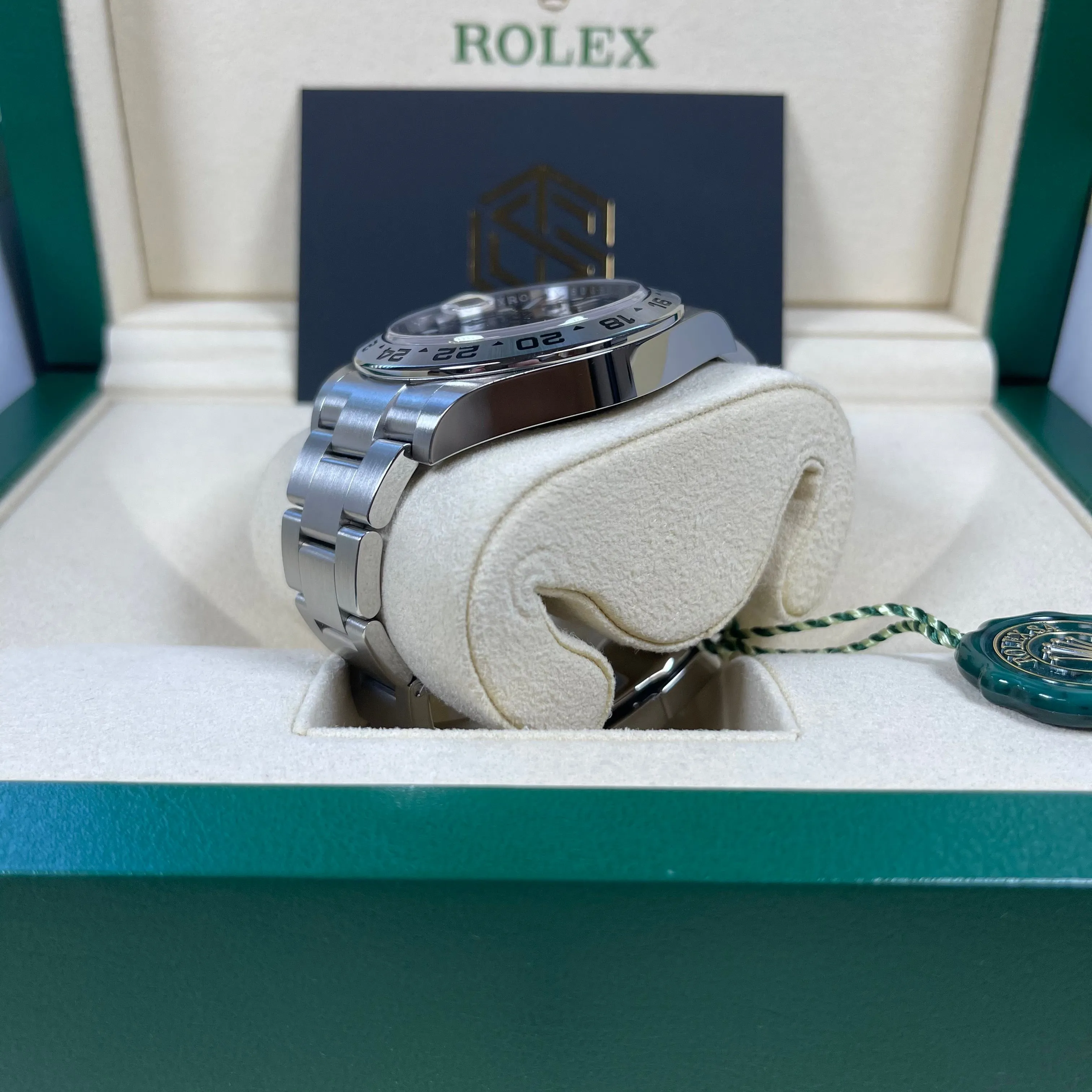 Rolex Explorer II 216570 Black Dial 2019 Excellent Condition Full Set Watch