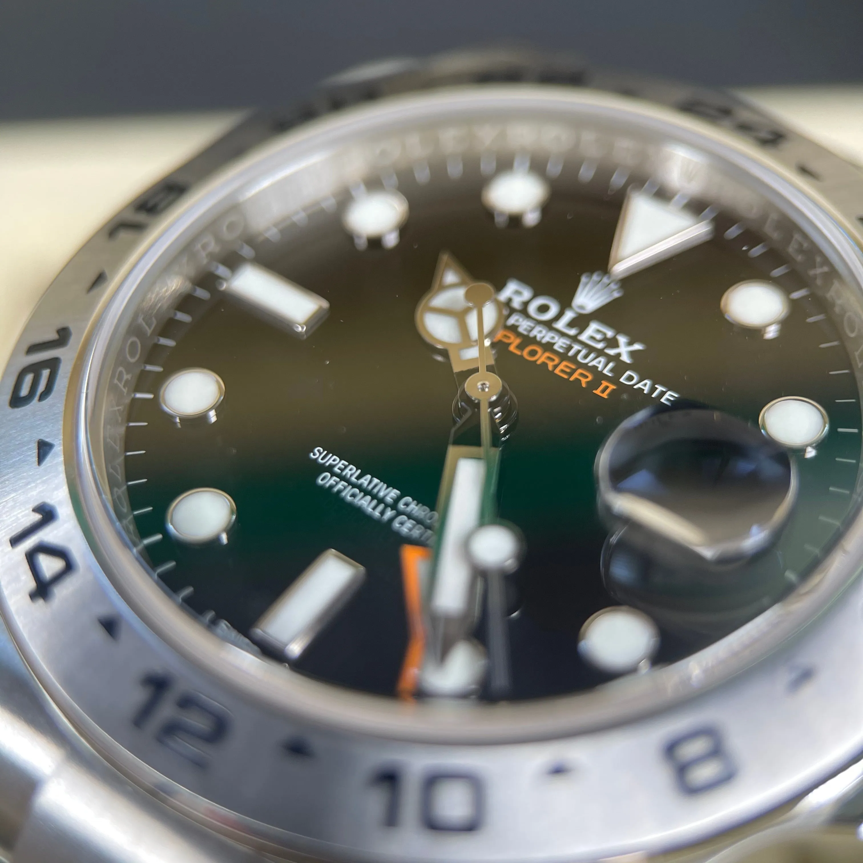 Rolex Explorer II 216570 Black Dial 2019 Excellent Condition Full Set Watch