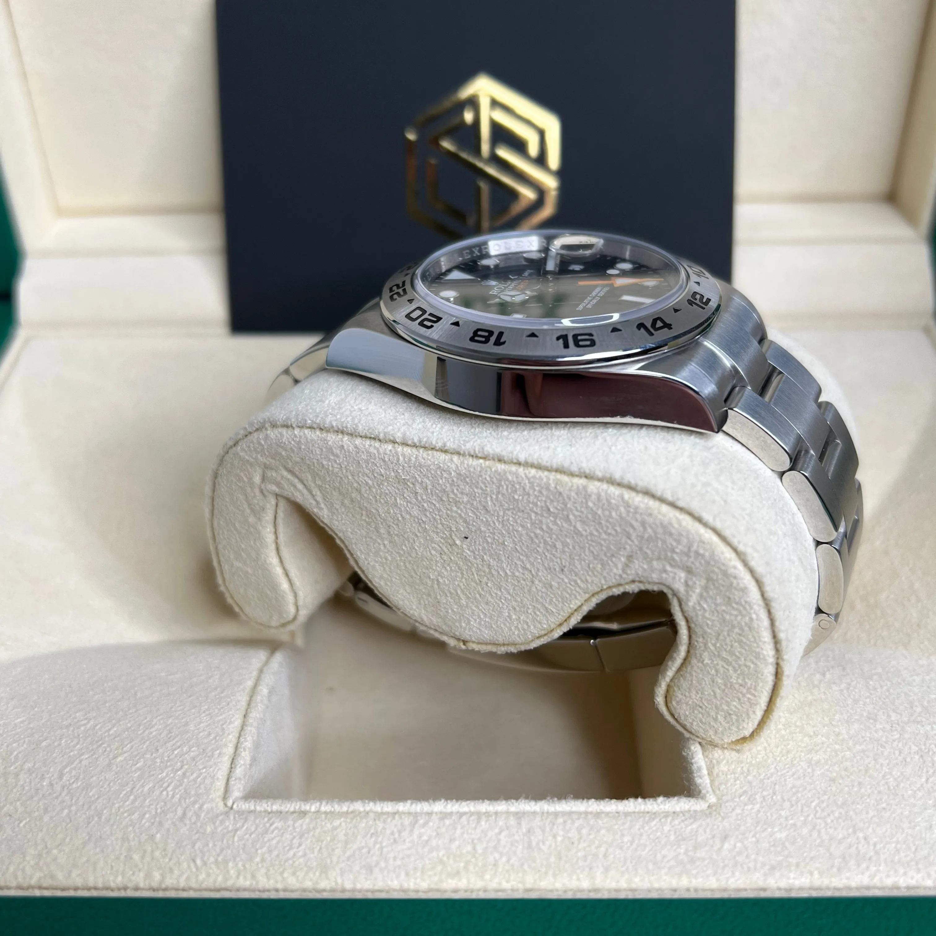 Rolex Explorer II 216570 Black Dial 2019 Mint Condition Full Set Watch