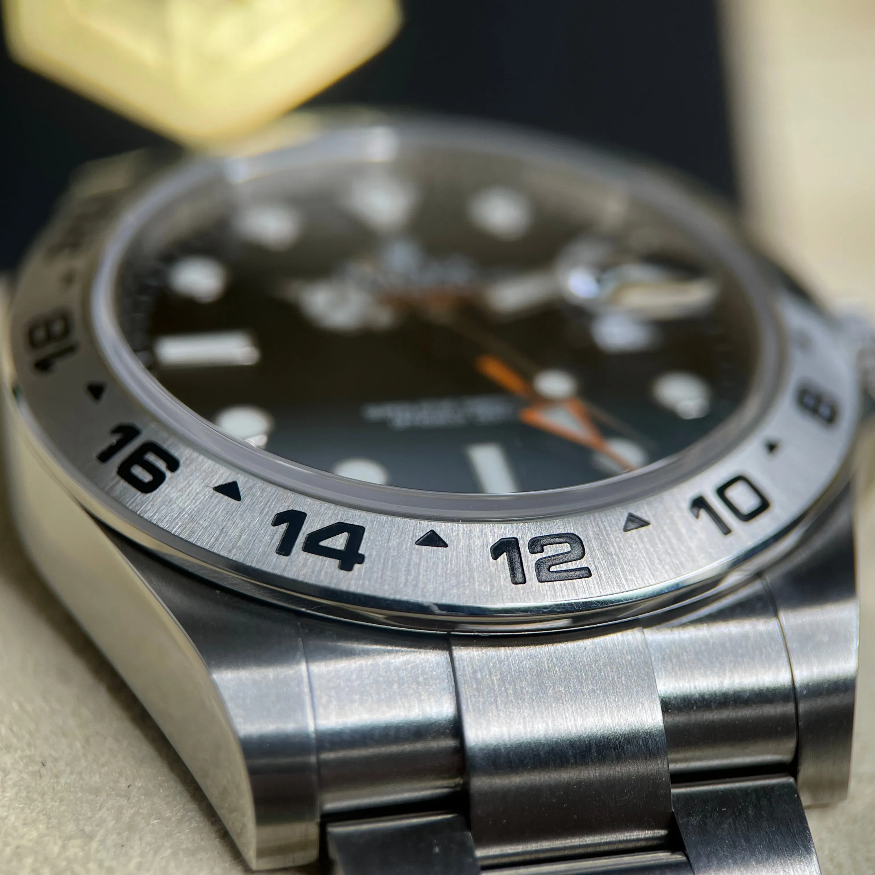 Rolex Explorer II 216570 Black Dial 2019 Mint Condition Full Set Watch