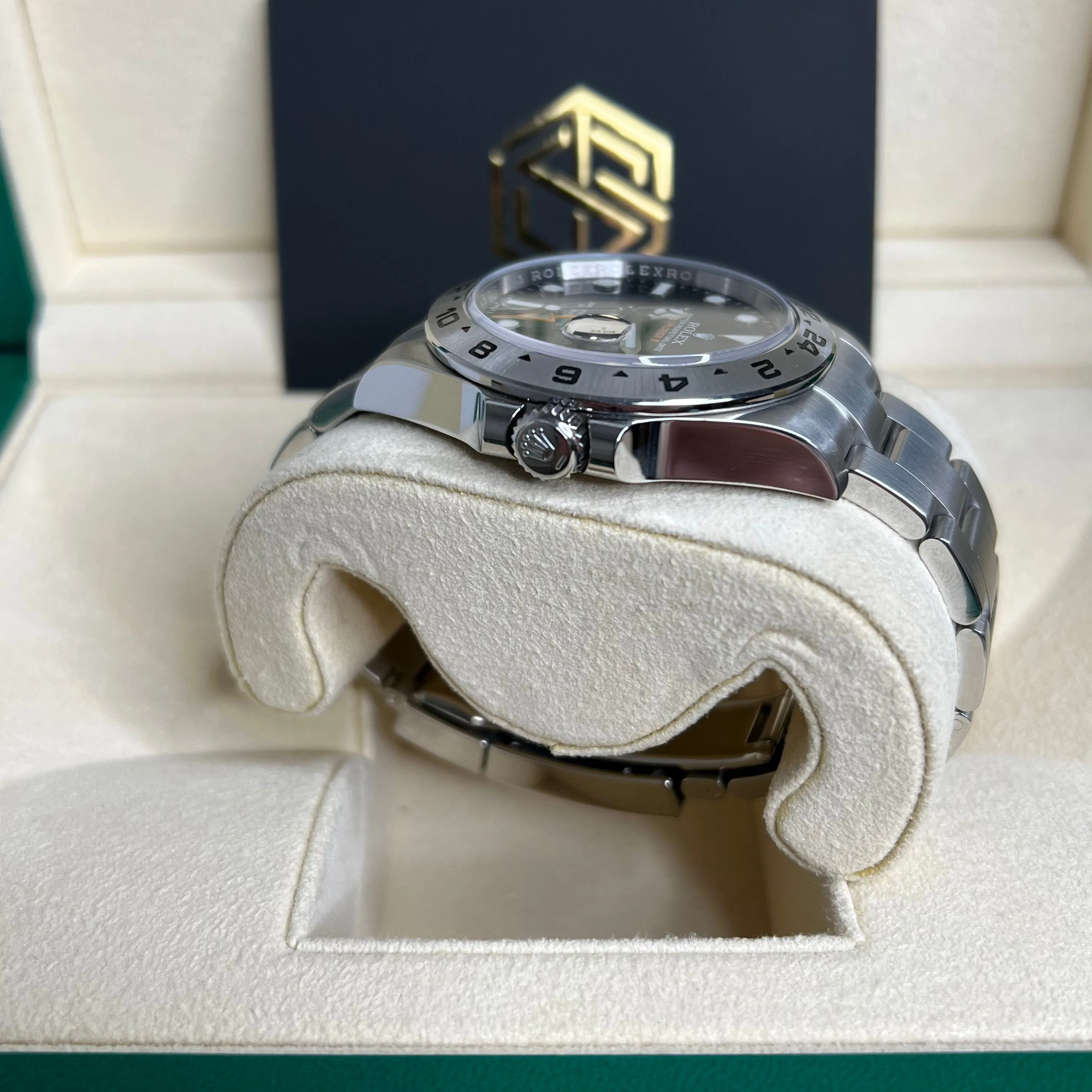Rolex Explorer II 216570 Black Dial 2019 Mint Condition Full Set Watch