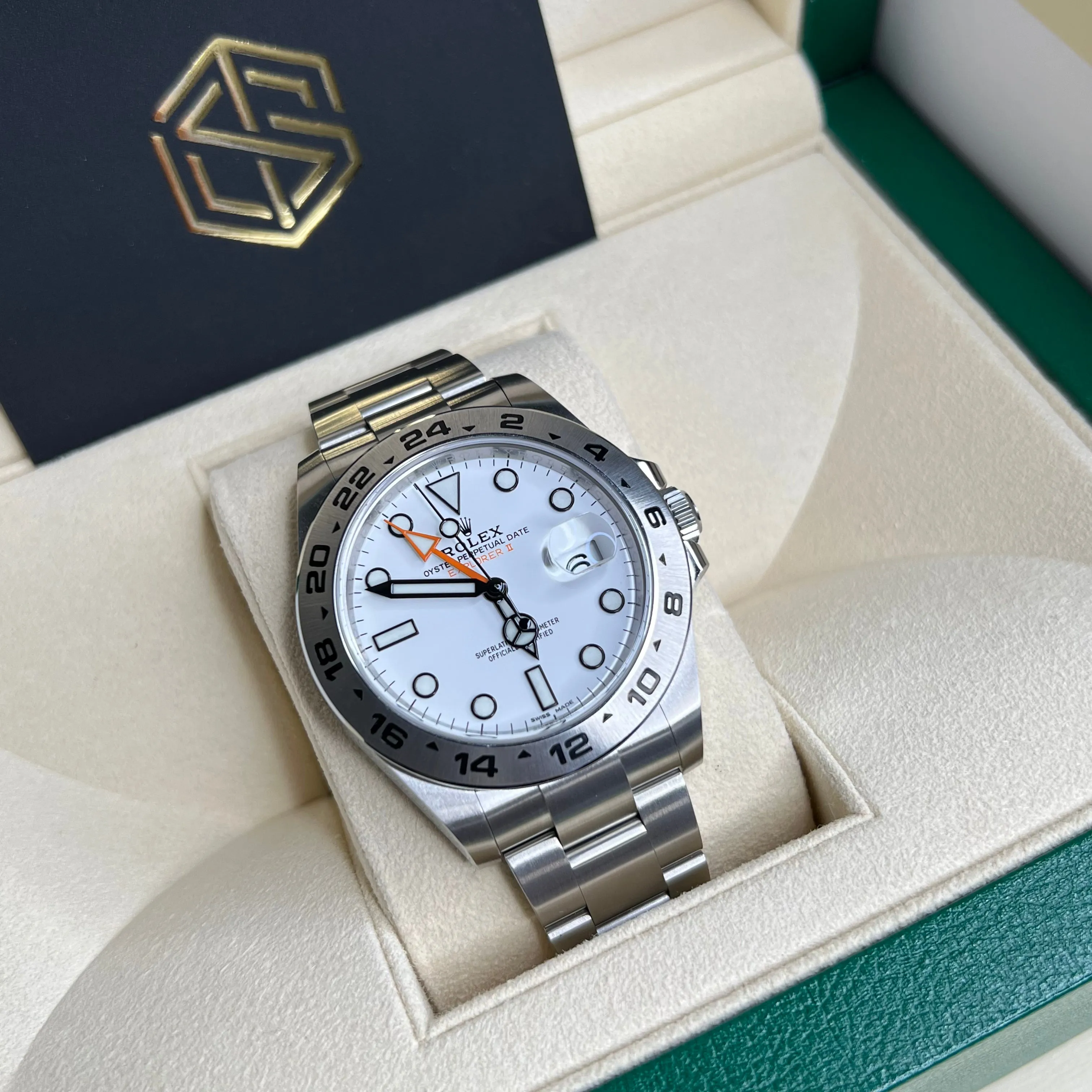 Rolex Explorer II 216570 White 'Polar' Dial 2021 Full Set Watch
