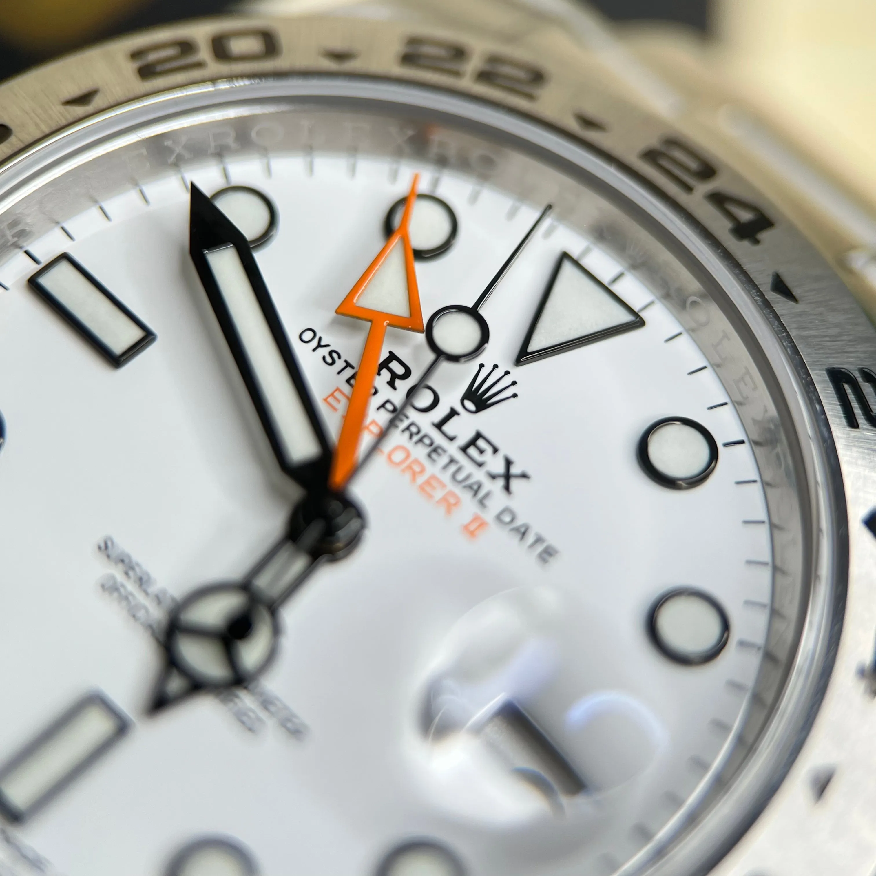 Rolex Explorer II 216570 White 'Polar' Dial 2021 Full Set Watch