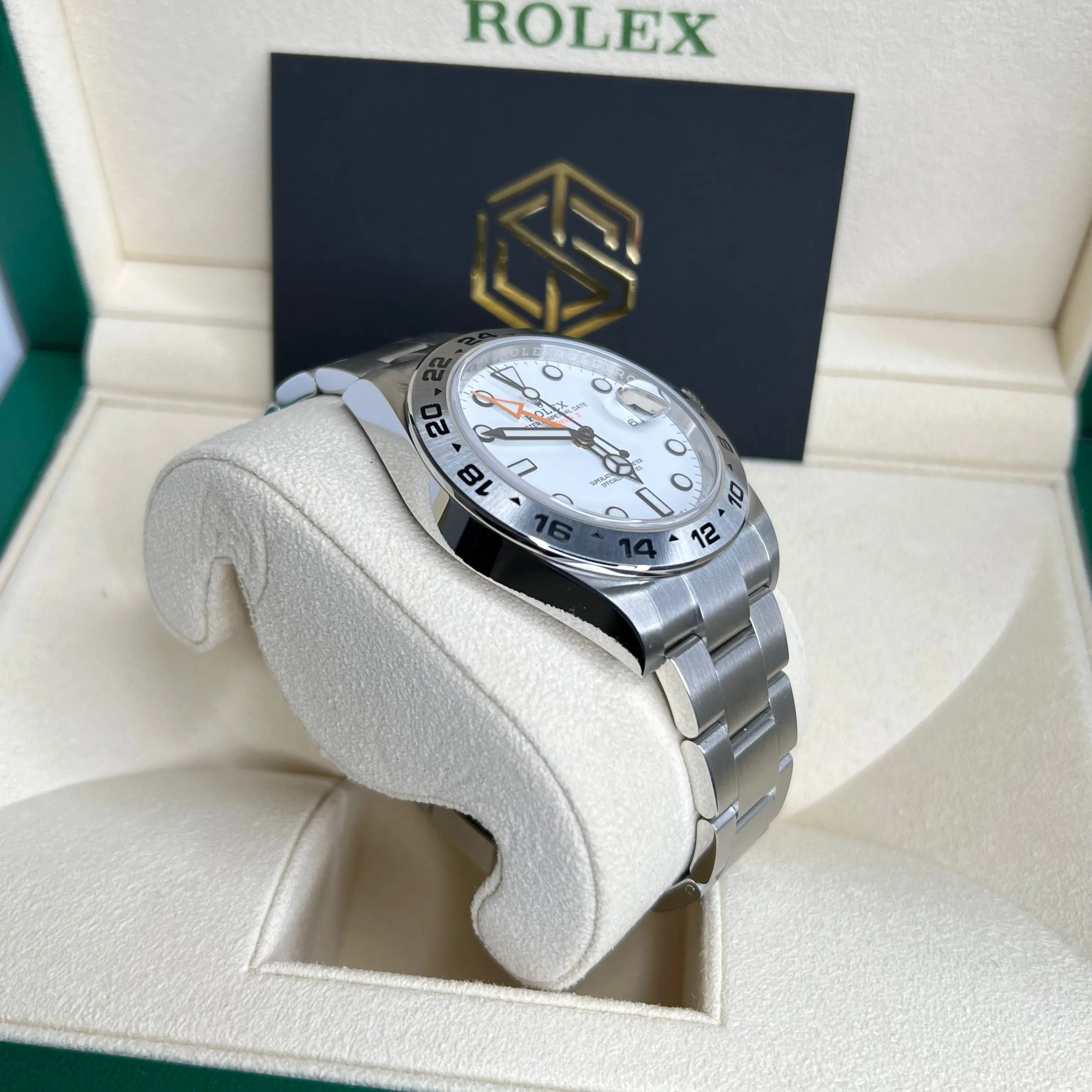Rolex Explorer II 216570 White 'Polar' Dial 2021 Full Set Watch
