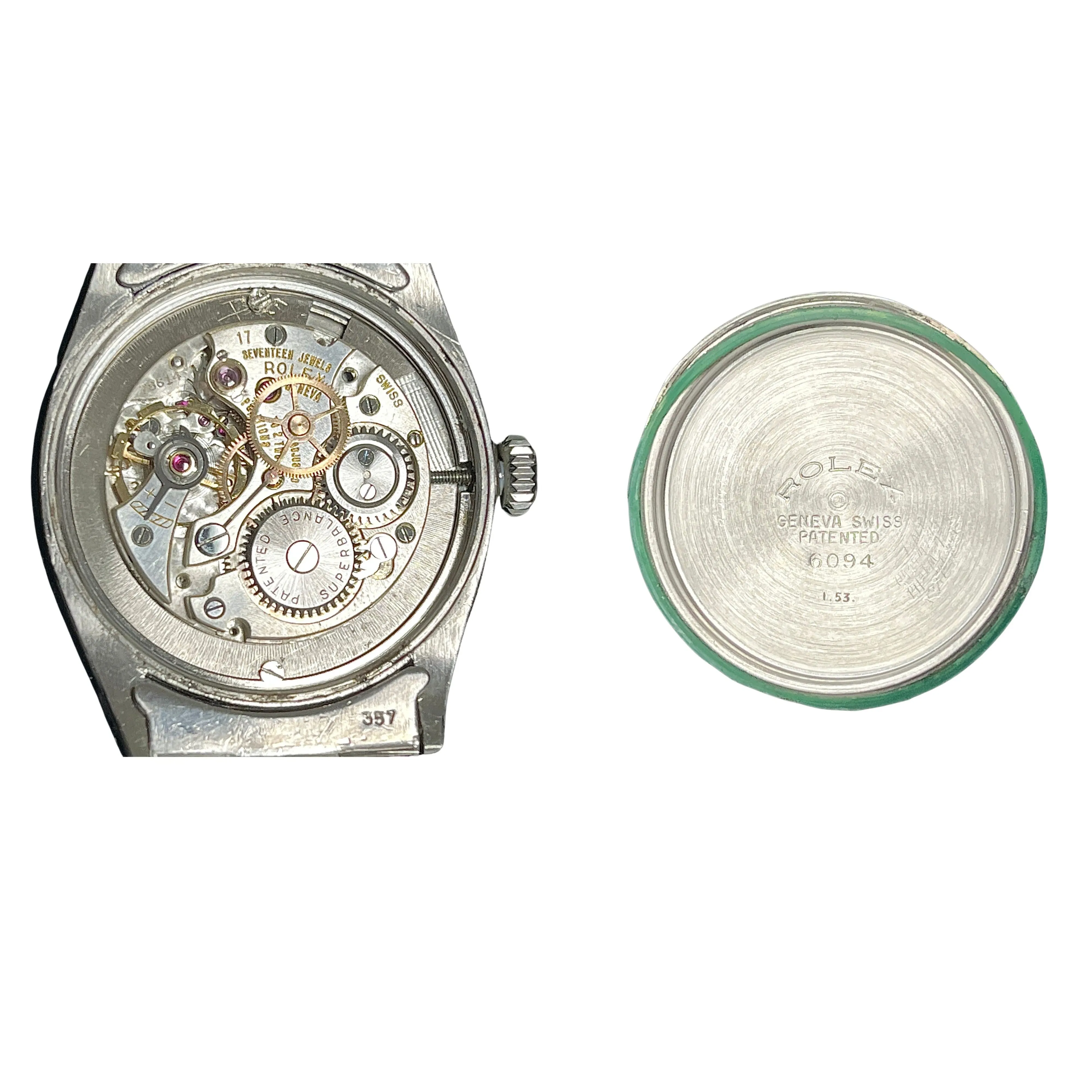 Rolex Turquoise Blue Oyster Perpetual Date Precision 36mm Vintage 1963 Watch In Stainless Steel With Oyster Bracelet