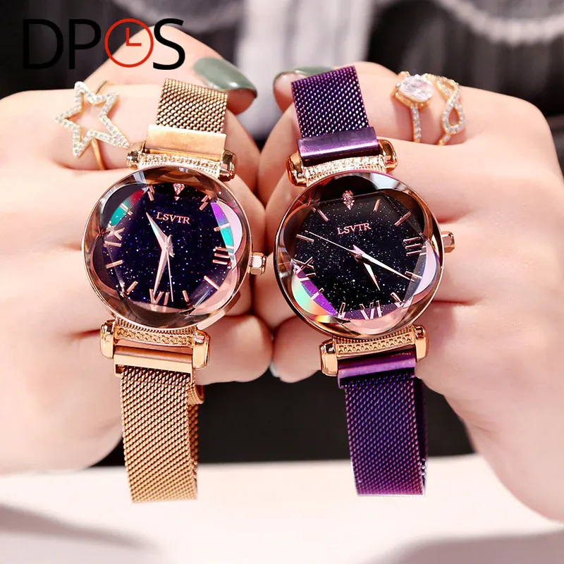 Rose Gold Women Bracelet Watches