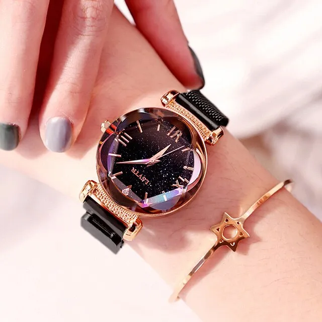 Rose Gold Women Bracelet Watches