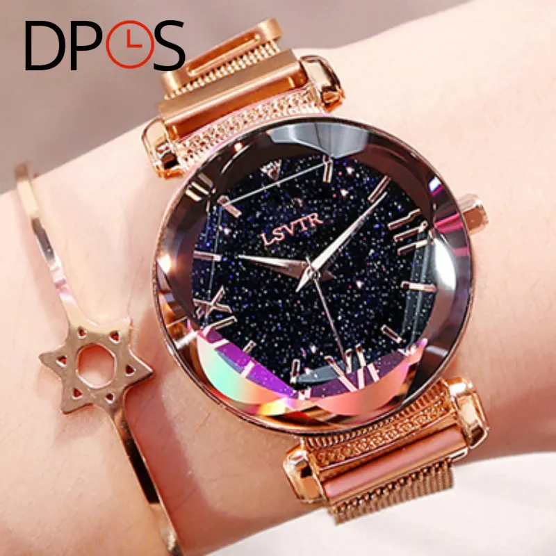 Rose Gold Women Bracelet Watches