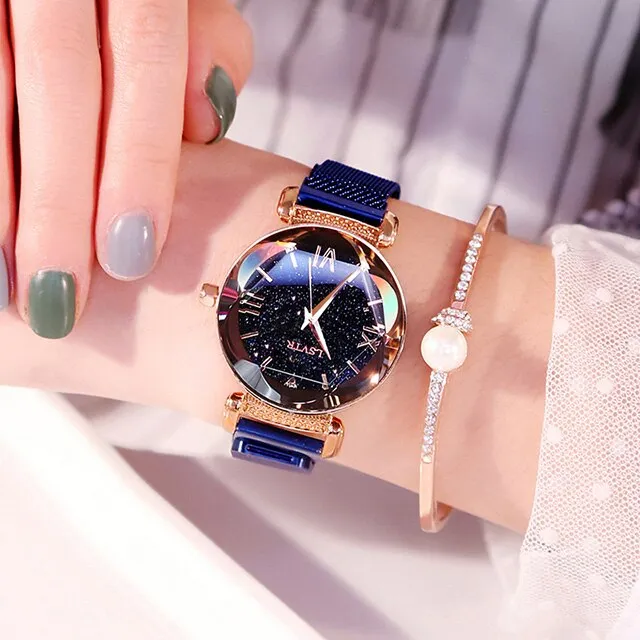 Rose Gold Women Bracelet Watches