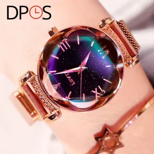 Rose Gold Women Bracelet Watches