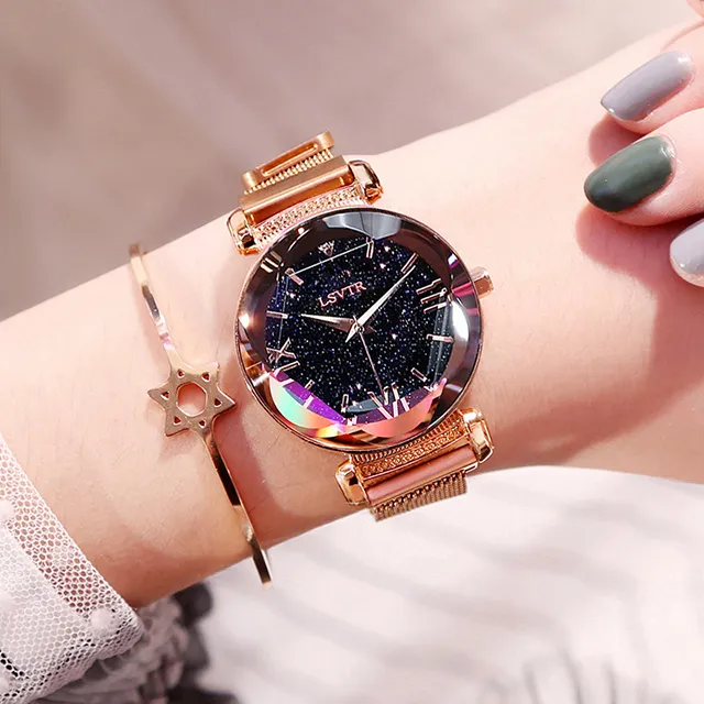 Rose Gold Women Bracelet Watches