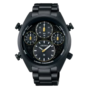 Seiko Prospex SFJ007 Black Dial 10 ATM Water Resistant 42.0mm Solar Chronograph Limited Edition Men's Watch