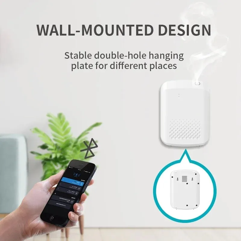 Smart Aromatherapy Machine with Bluetooth Control - 1000m³ Fragrance Diffuser for Home and Office