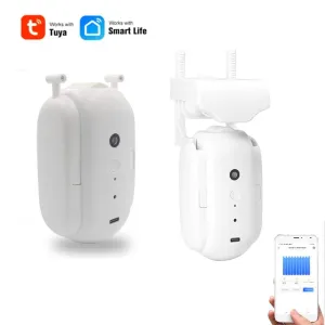 Smart Curtain Robot Bluetooth Curtain Driver Motor Smart APP Control Works With Alexa and Google Home
