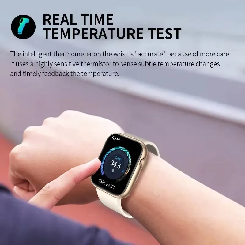 Smart Watch 2024 Wireless Charging Smartwatch Bluetooth