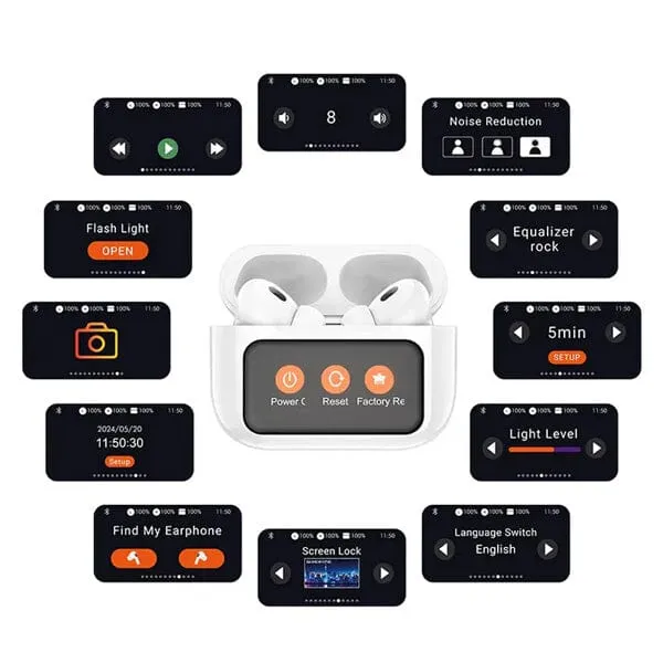 SonicVibes Earbuds w/ Touchscreen Case