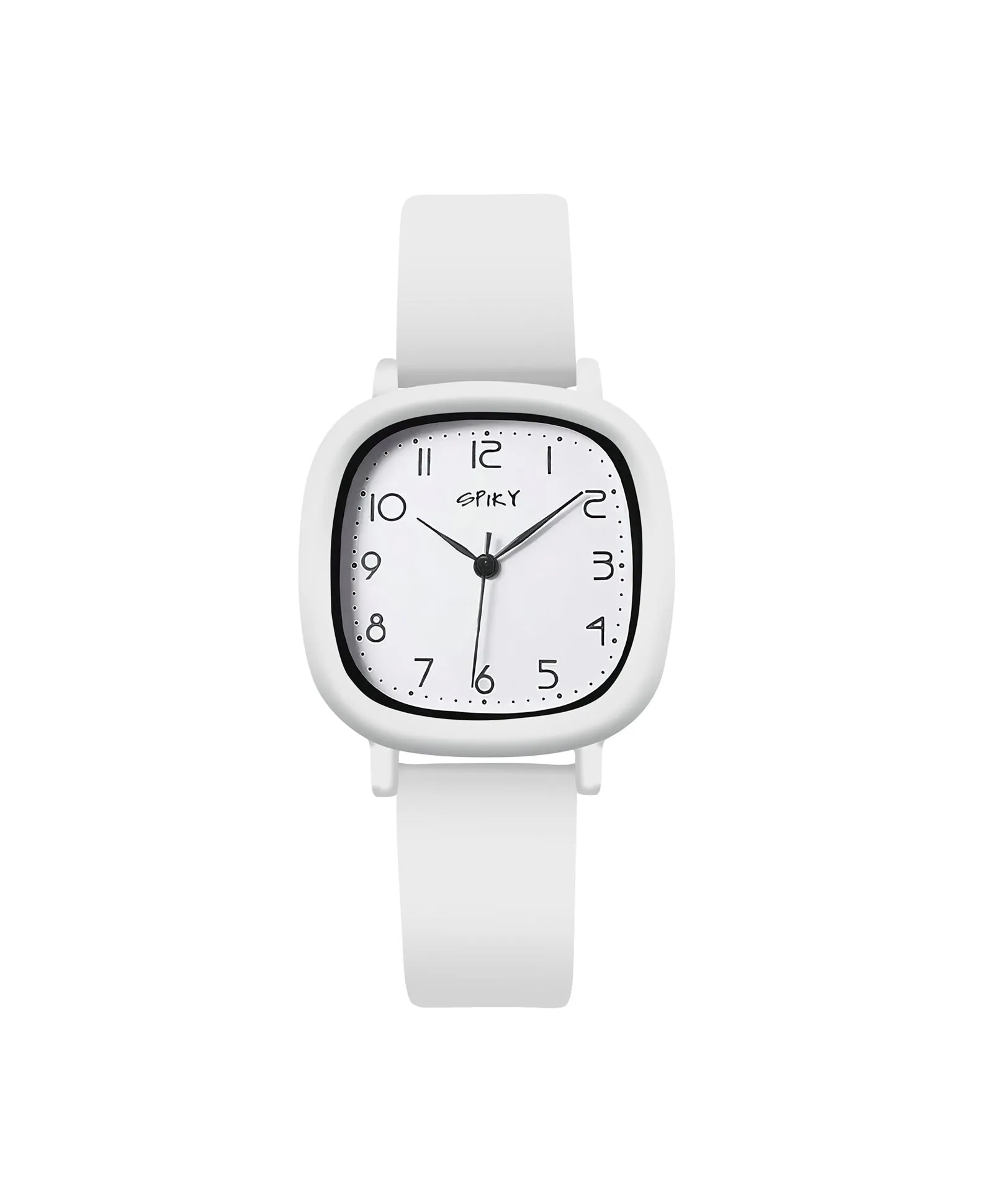 Spiky Eva19 Square Analog Watch for Kids - Black