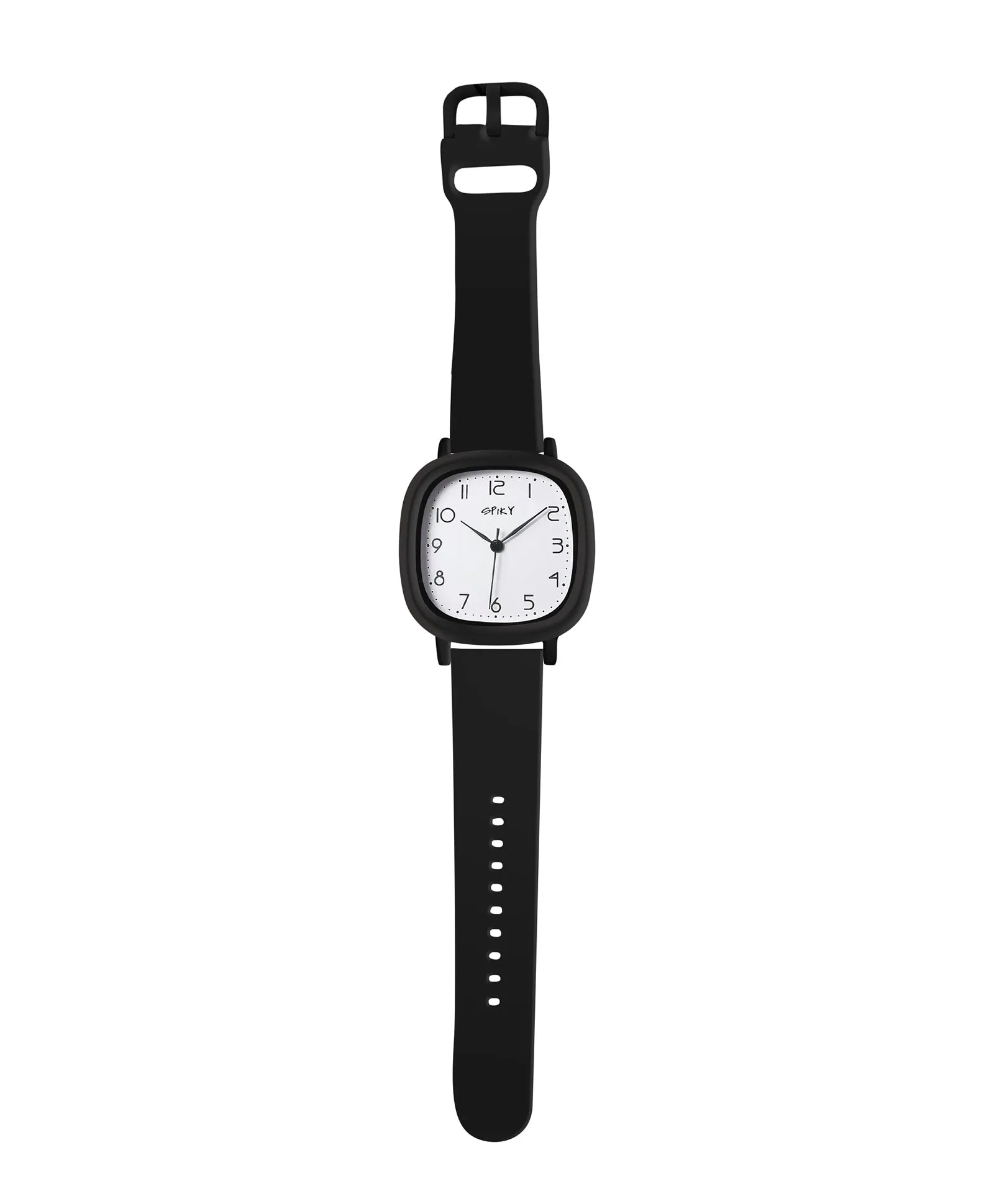 Spiky Eva19 Square Analog Watch for Kids - Black