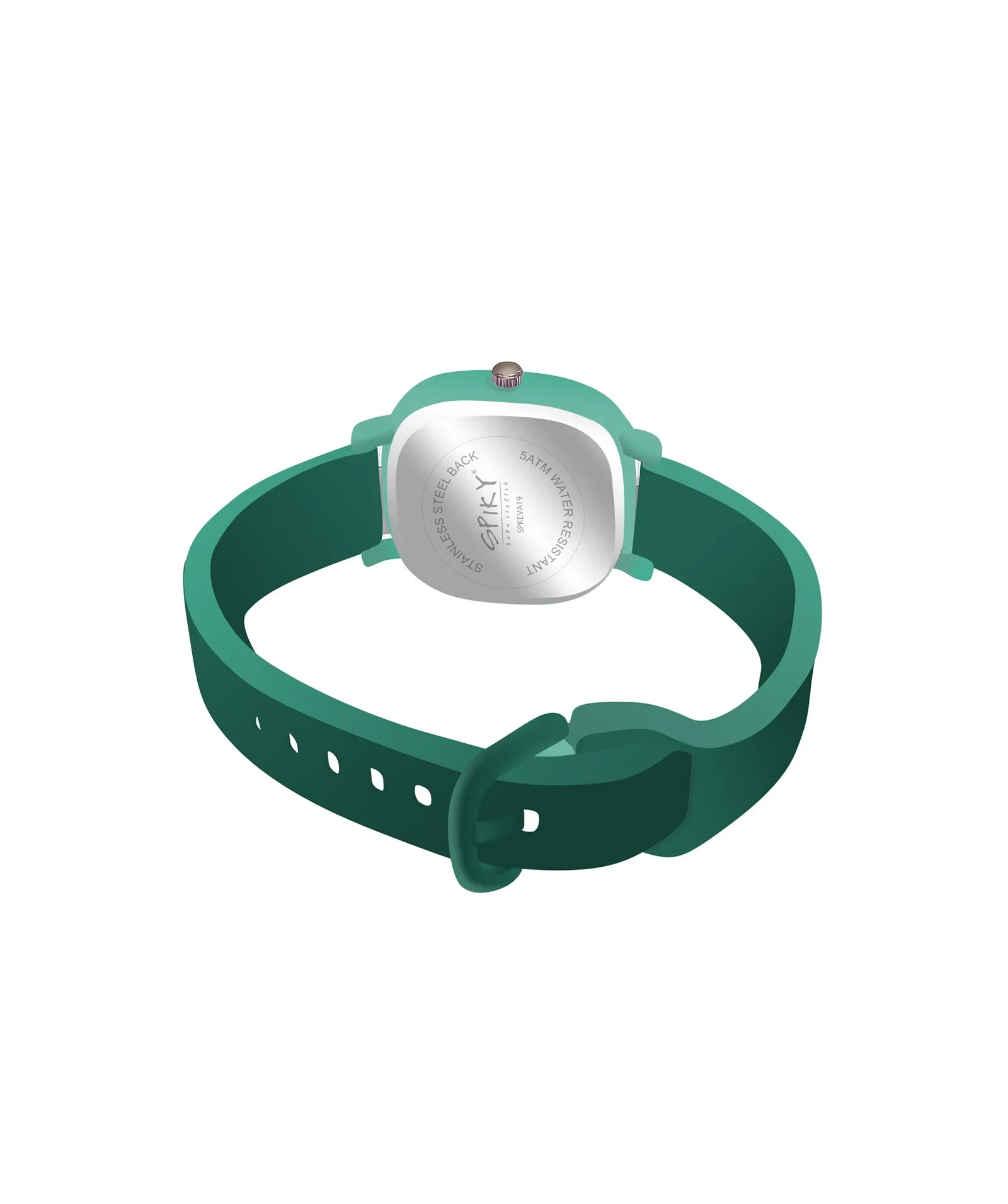 Spiky Eva19 Square Analog Watch for Kids - Black