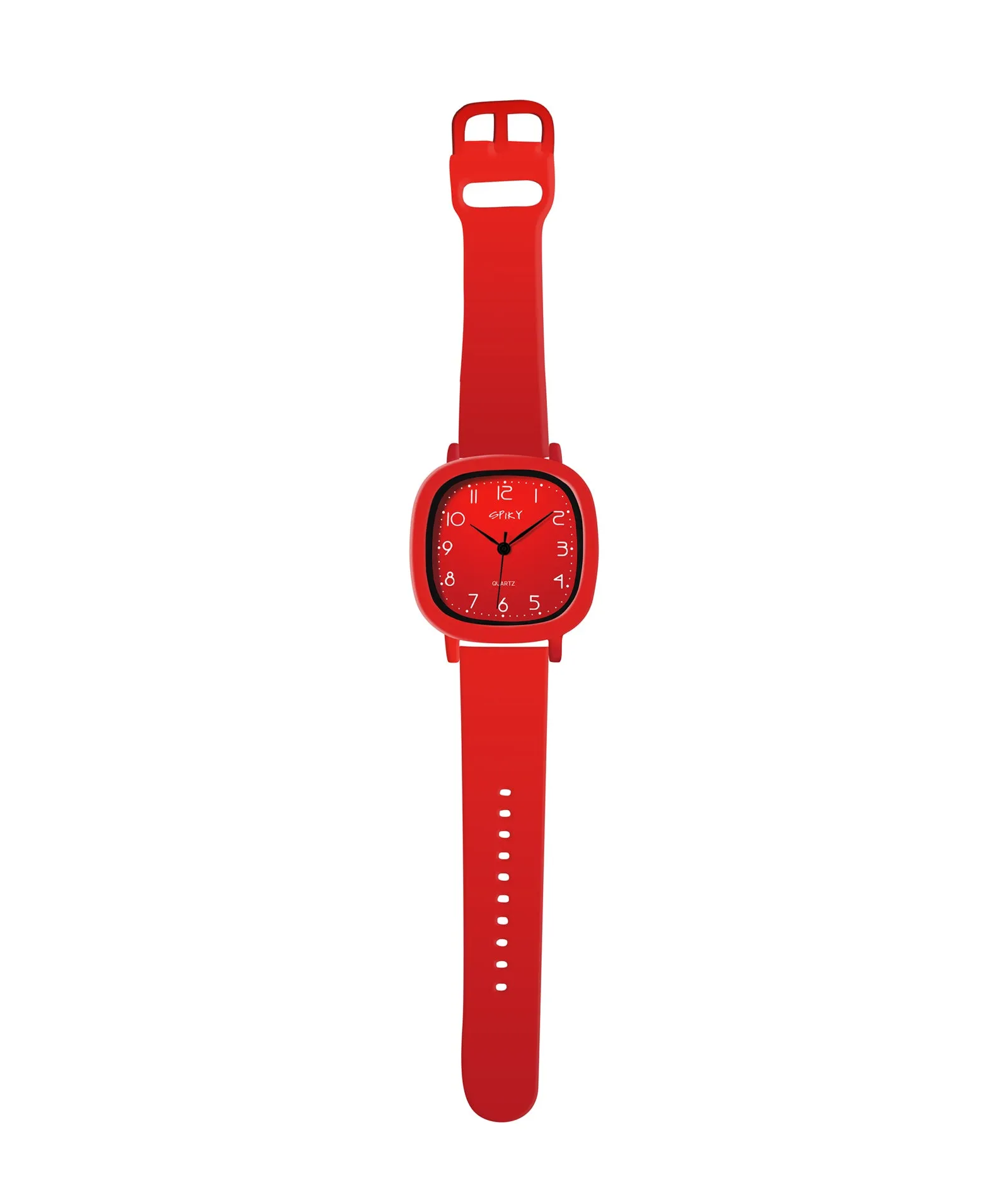 Spiky Eva19 Square Analog Watch for Kids - Black