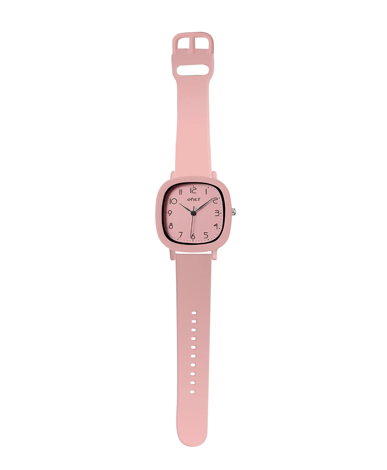 Spiky Eva19 Square Analog Watch for Kids - White