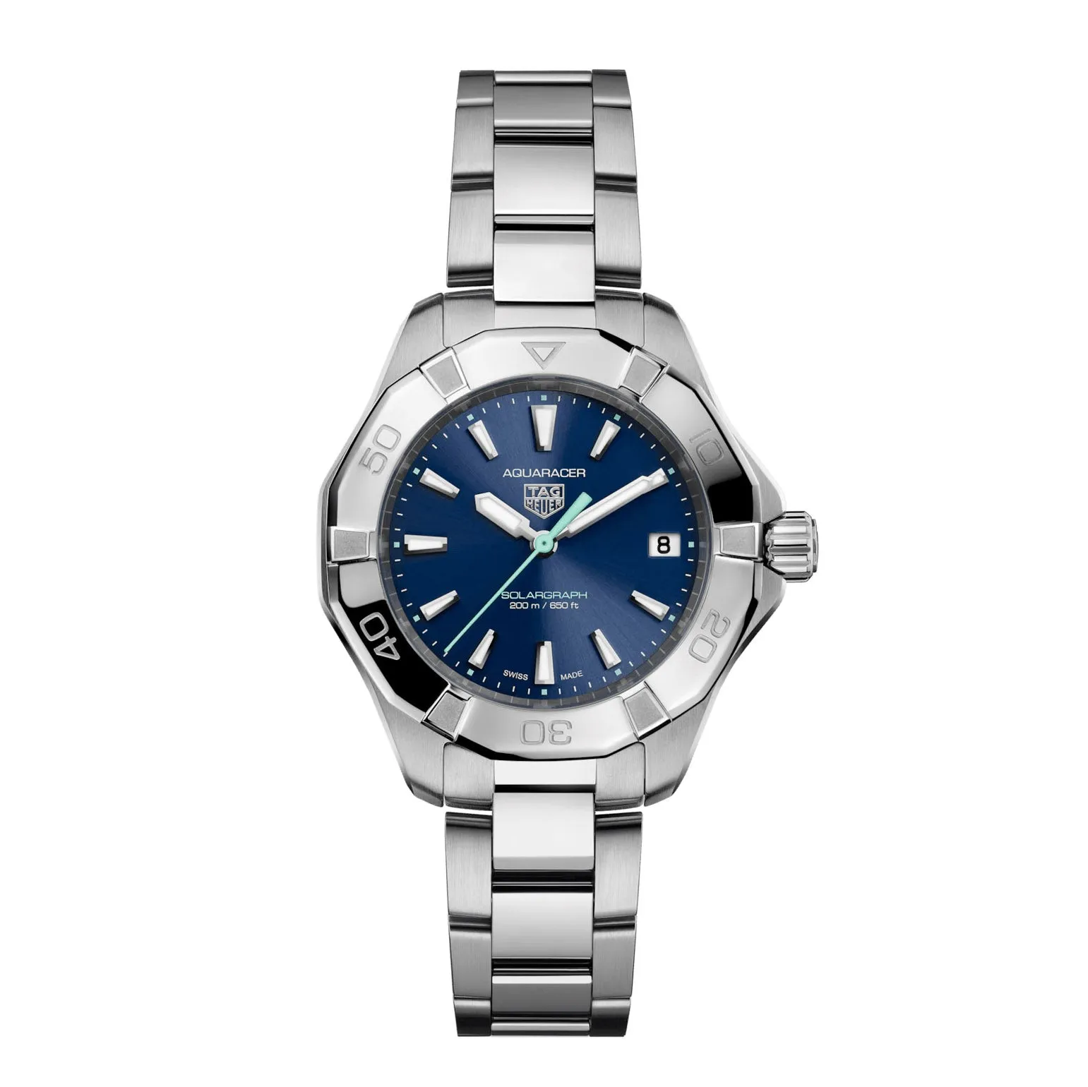 Tag Heuer Aquaracer Professional 200 Solargraph Ladies Blue Watch WBP1311.BA0005