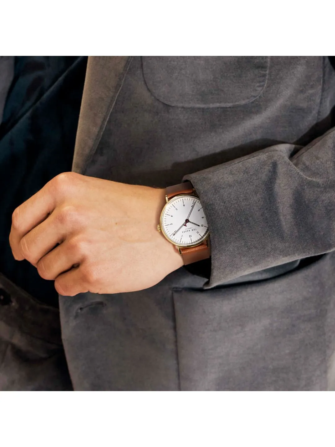 Ted Baker Howden Men White Wrist Watch - Bkphof203