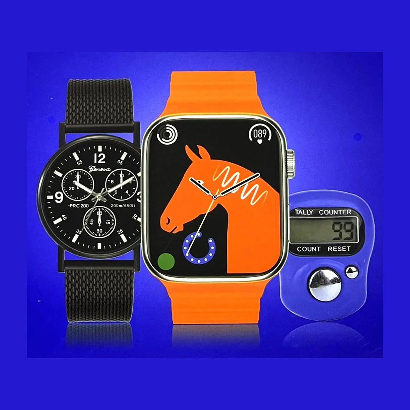 Telzeal Germany Smart Watch Combo Package - C52