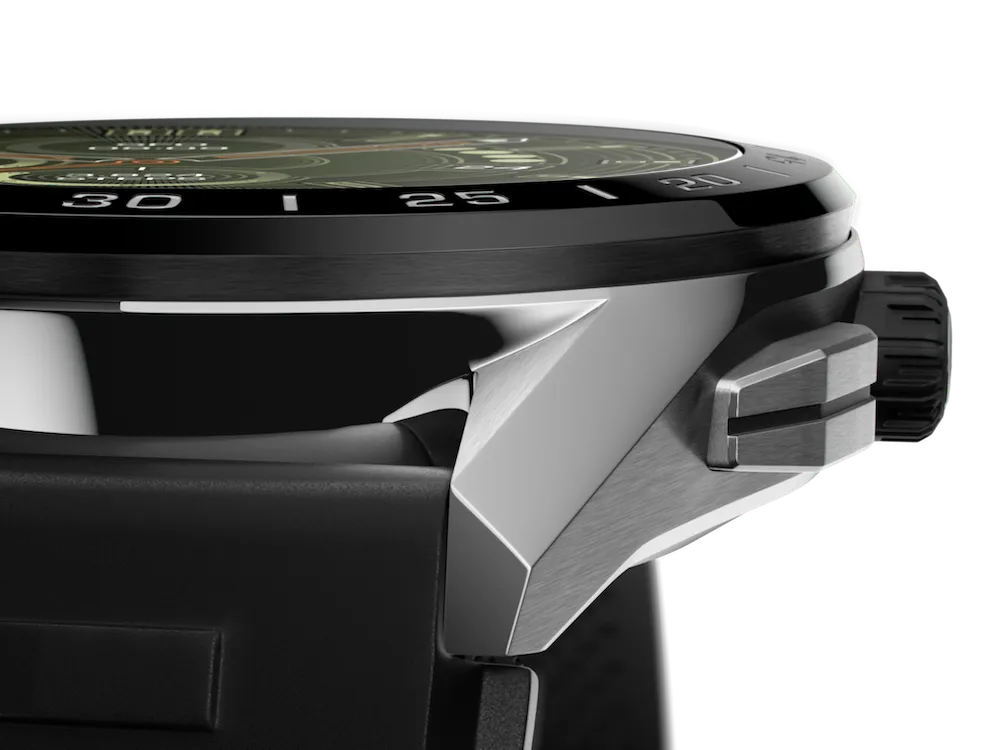 TH Watch Connected 45 Steel Black Rubber D