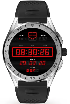TH Watch Connected 45 Steel Black Rubber