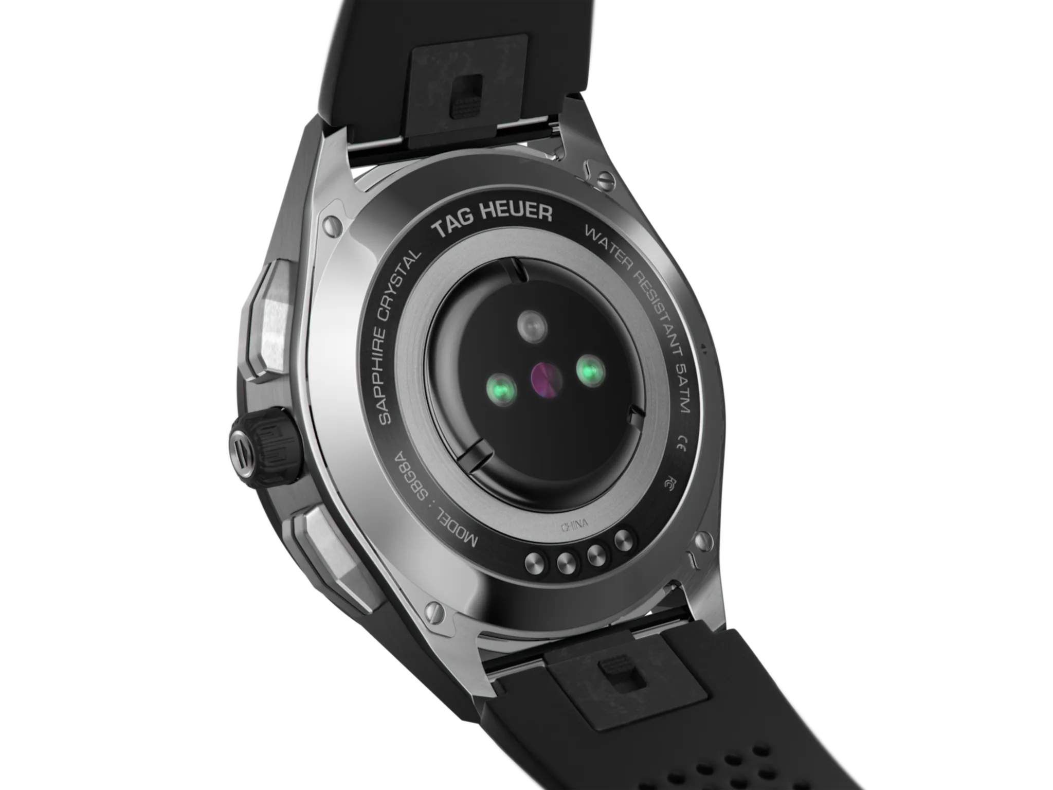 TH Watch Connected 45 Steel Black Rubber