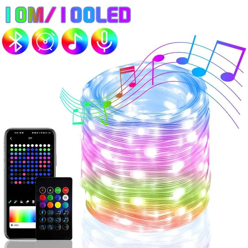 TheWellBeing Christmas Tree RGB Lights Smart Bluetooth Control