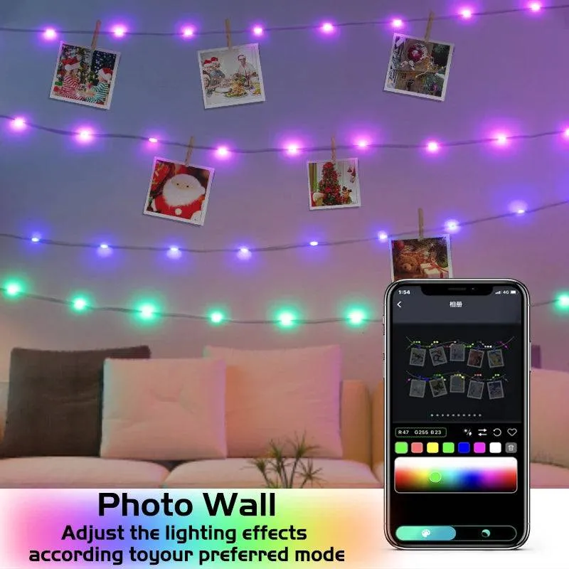 TheWellBeing Christmas Tree RGB Lights Smart Bluetooth Control
